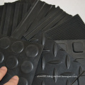 Black Fine Ribbed Anti-Slip Rubber Sheet for Floor